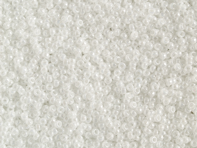 weiße Miyuki Rocailles Perlen Größe 15/0 Farbe 420